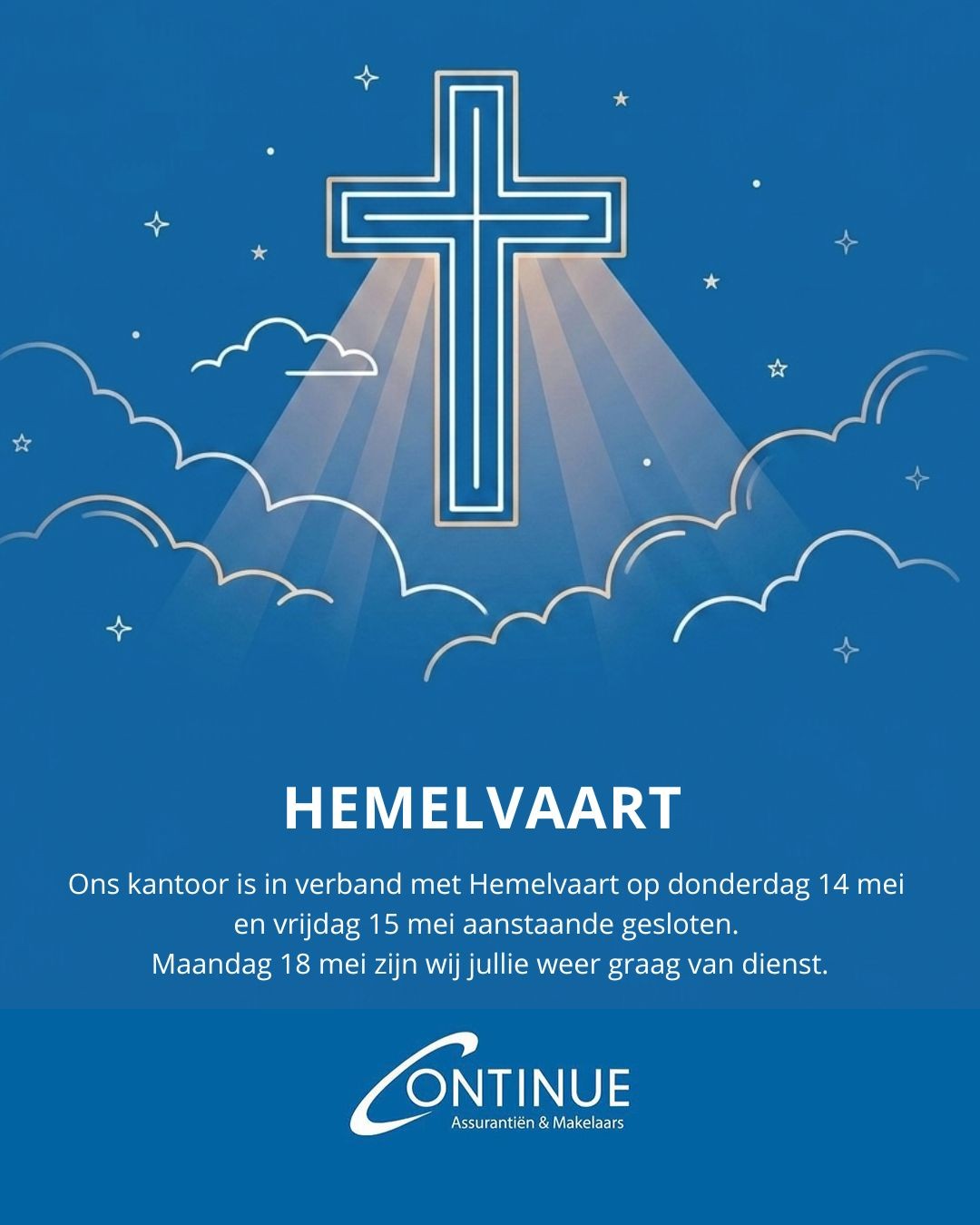 Continue Hemelvaart